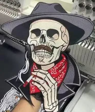 Order Custom Motorcycle Club Patches: Complete 3 Piece Sets Matched in One Run