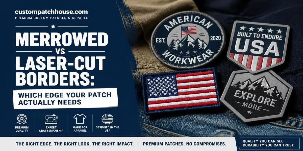 Merrowed vs Laser-Cut Borders Which Edge Your Patch Actually Needs
