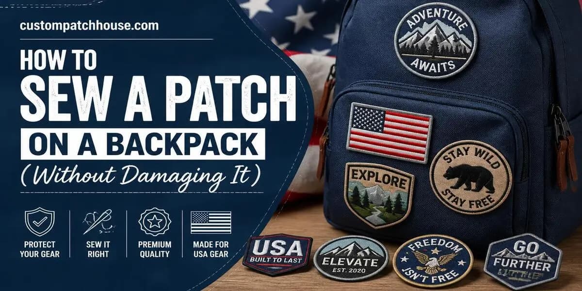 How to Sew a Patch on a Backpack